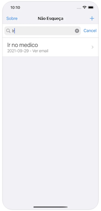 Não Esqueça App